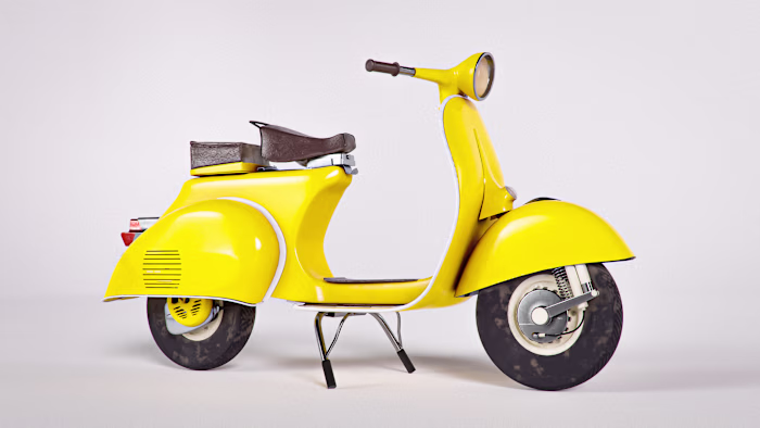 Vespa - 3d model - Blender