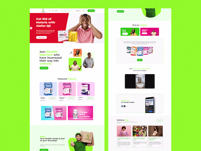 Almond Ethicals - Pharmacy E-commerce (WordPress) Website