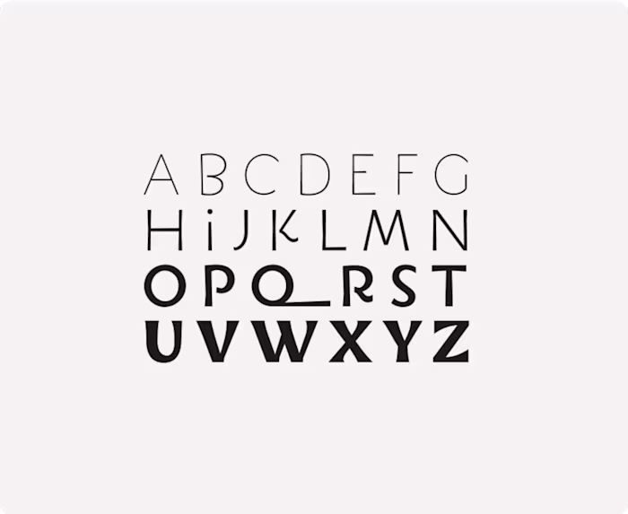 Typefaces collection