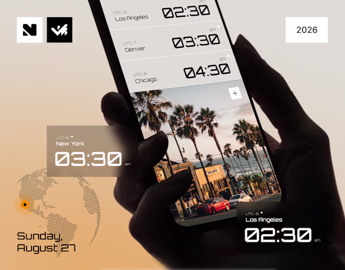 World Time — Branding, Web Platform & Mobile App Design