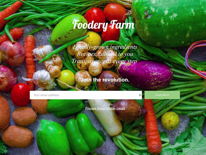 Stealth Startup, Early-Stage Meal Kit Marketplace