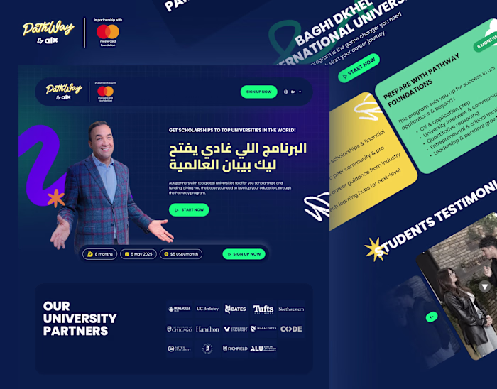 ALX Morocco Landing page