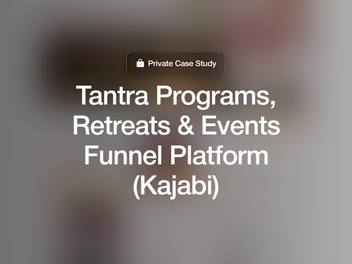 Tantra & Spiritual Kajabi based Coaching Platform Development