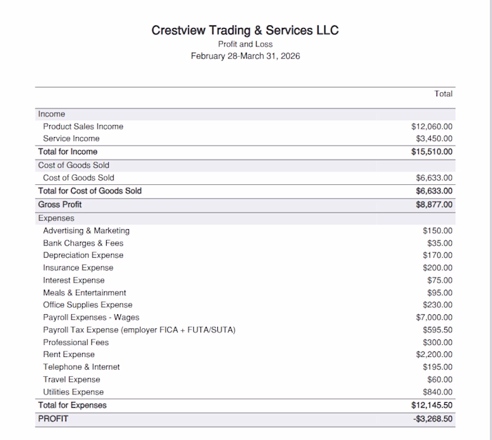 Financial Statements & Profit and
