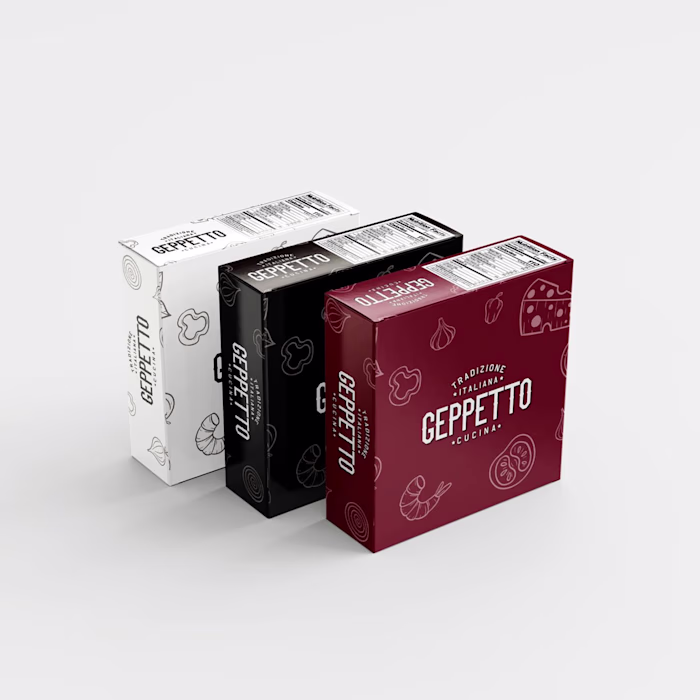 Geppetto Packaging Design