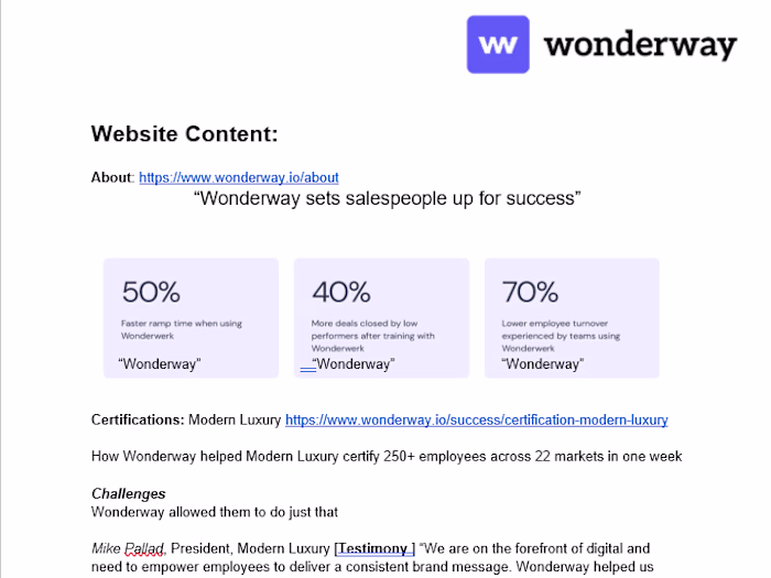 Web Content