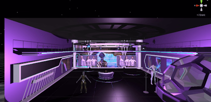 Futuristic Space-Themed Fashion Store in Unity