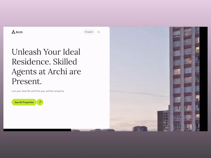 Arch Realty - Framer Template Customization 