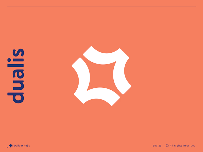 Dualis — Modern Logo & Brand Identity