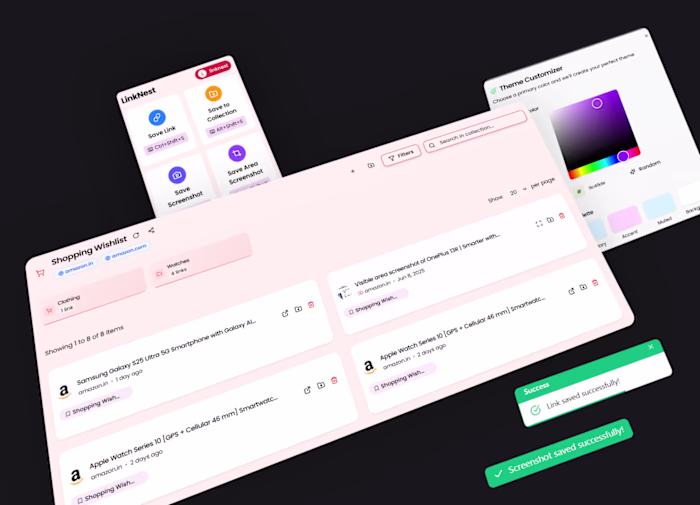 Linknest — Chrome Extension for Link Organization
