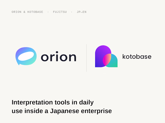 Orion & Kotobase: Two-Way Translation Tools