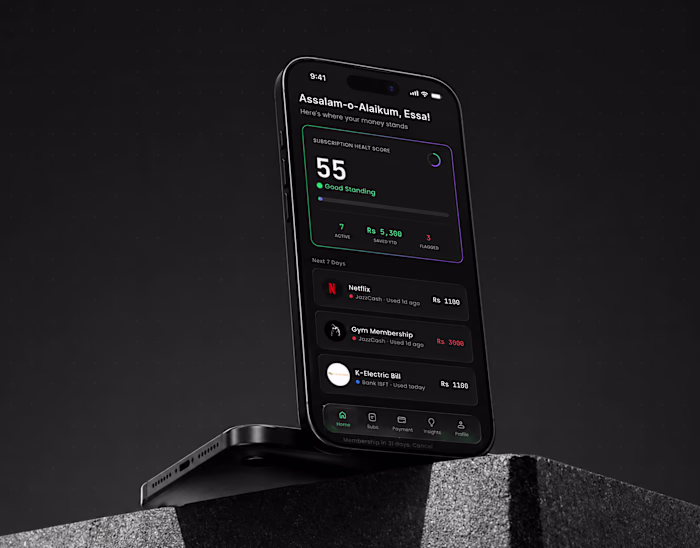 Subscription Tracking App