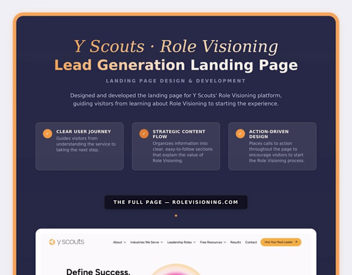Y Scouts: Lead-Gen Landing Pages Across WordPress and HubSpot