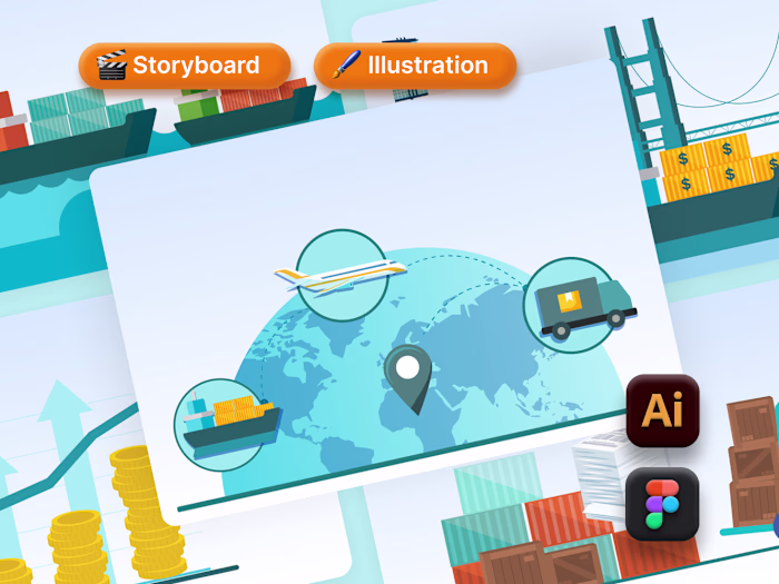 Storyboard & Vector Illustrator for Corporate Video Update