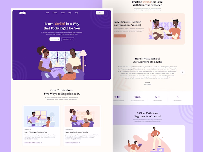 Àwùjọ Digital Learning Experience Redesign