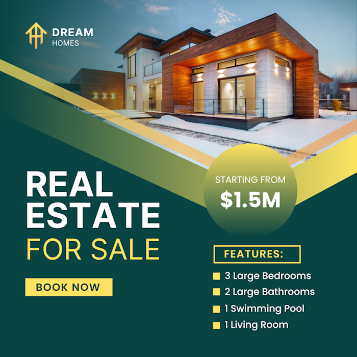 Real estate property listing post