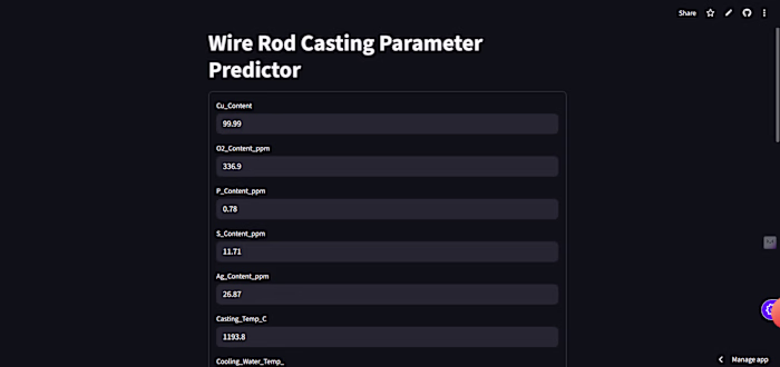 Freelance Project Description: Aluminium Wire