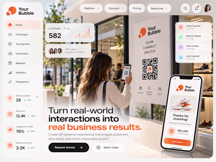 Your Bubble | Vibe Coded SaaS & Interactive Web App