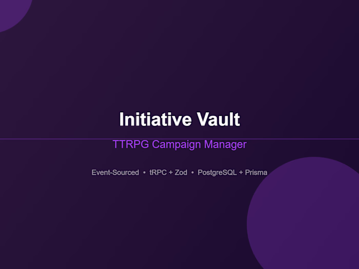 Gelatinous Vault — TTRPG Campaign Manager