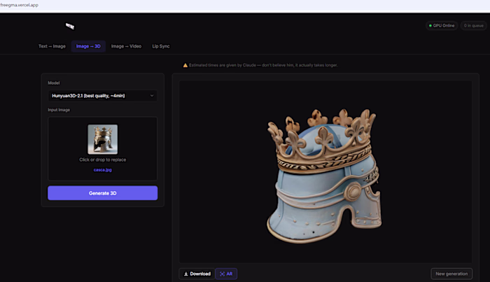 Freegma — Free Local AI Studio for Developers