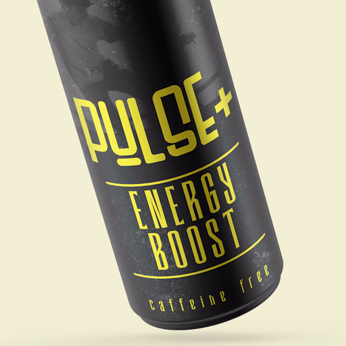Pulse+ Energy Drink Brand Design