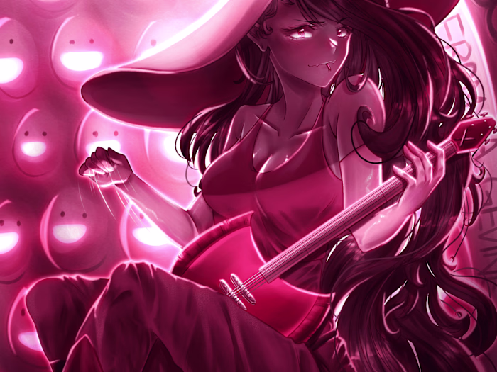 Illustration for Pink Collab On Instagram