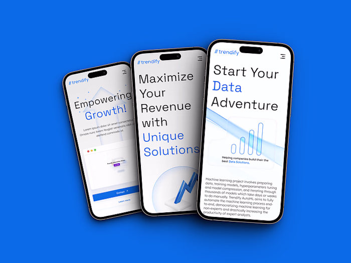 Trendify Website Design