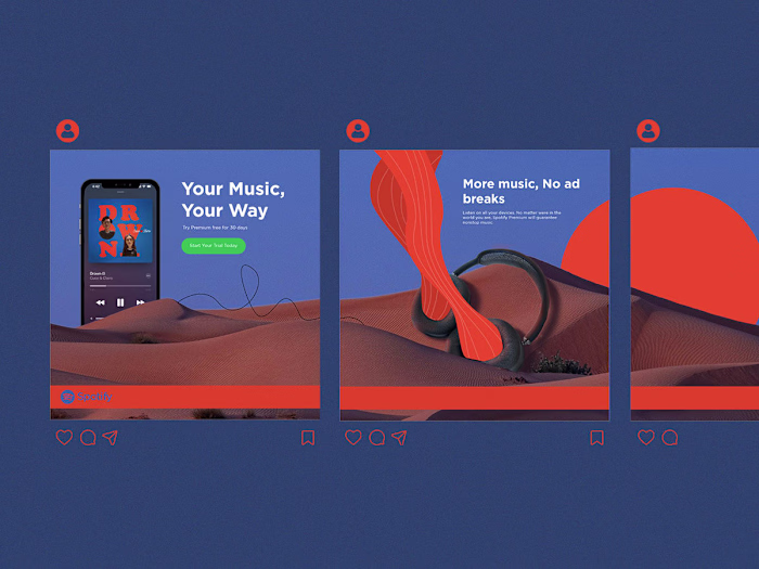 Instagram Triptych