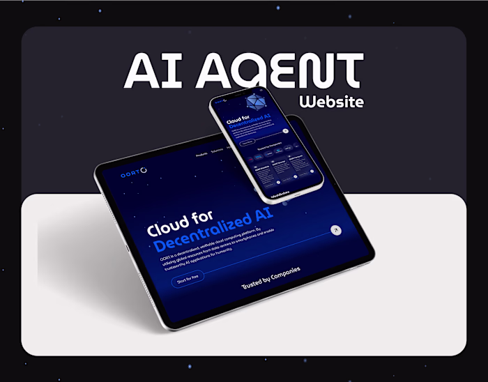 AI Agent website design