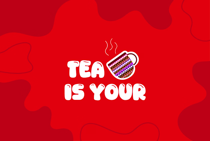 TEA Caffe Logo design desi