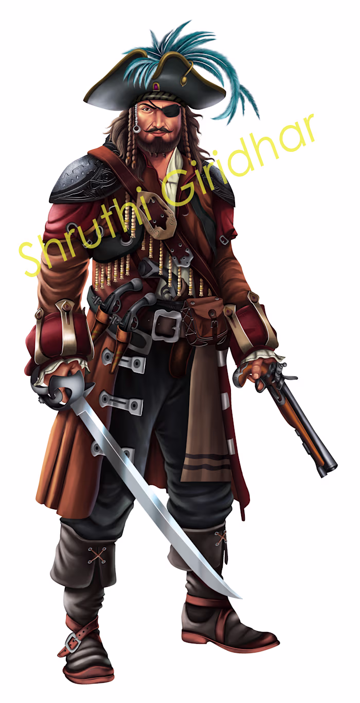 Pirate Character Design – Fantasy