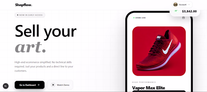 Full-featured multi-tenant SaaS e-commerce platform.