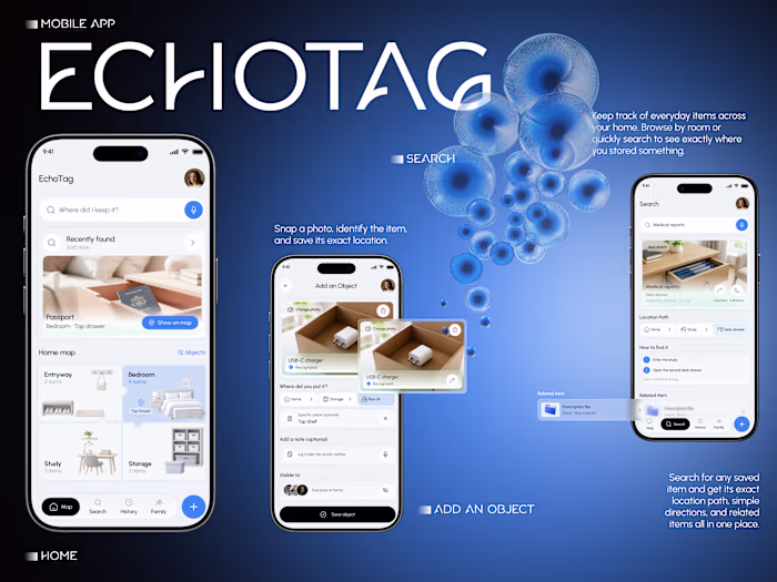 EchoTag Mobile App Design