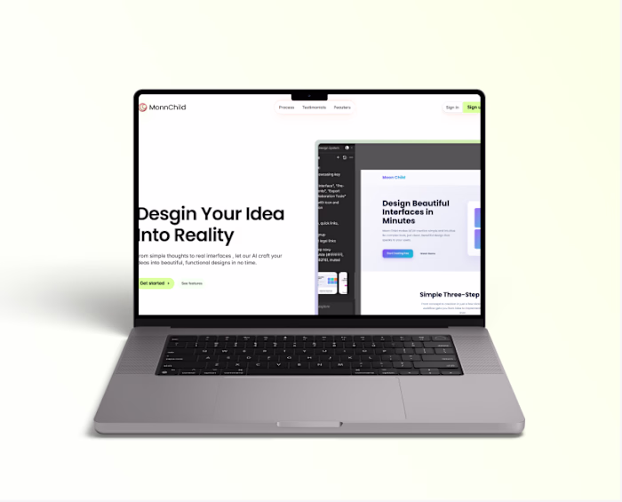 revive of moonchild.ai website