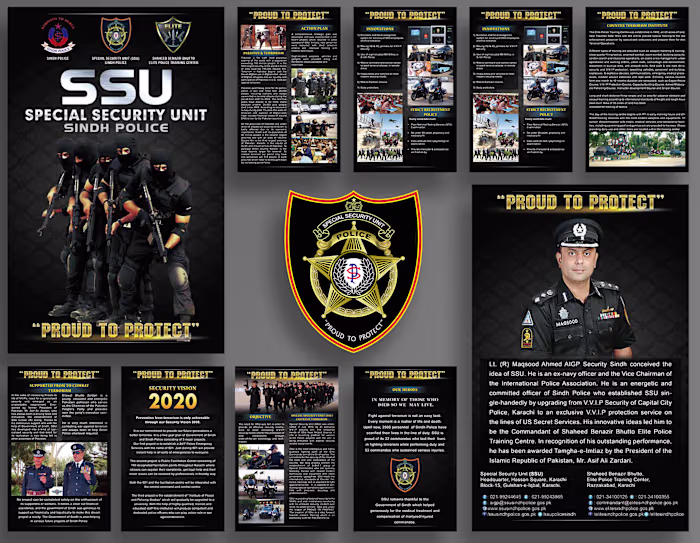 Brochure design for Police department