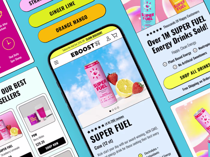 eBoost - Web design