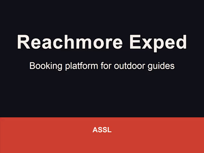 Reachmore Expeditions - booking platform for outdoor guides