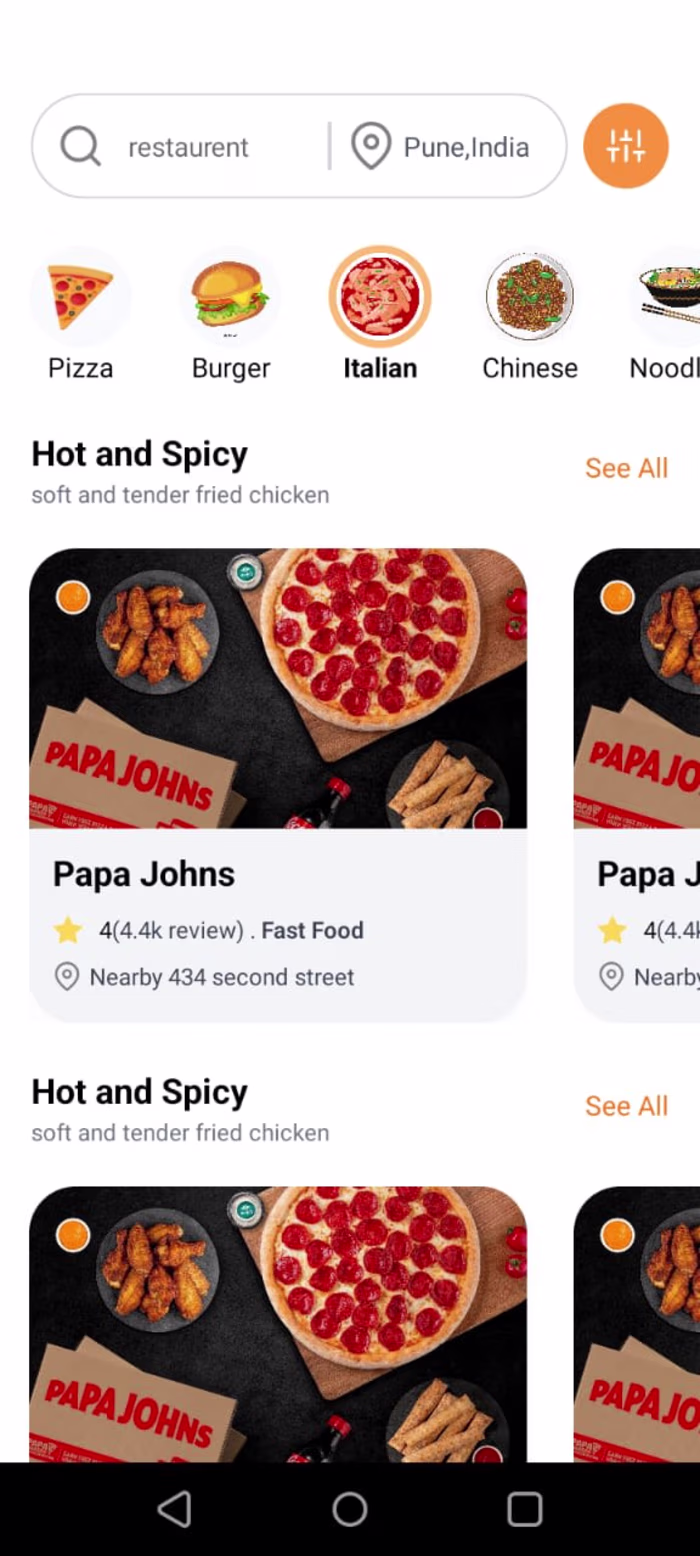 Food Delivery App