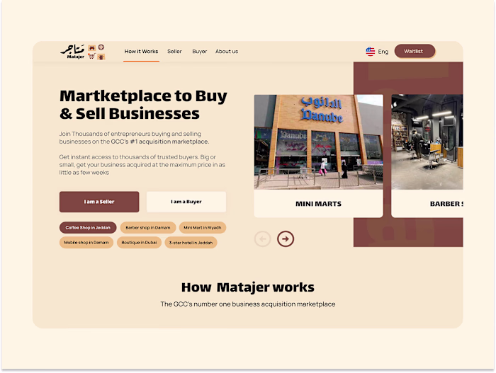Matajer UI Design