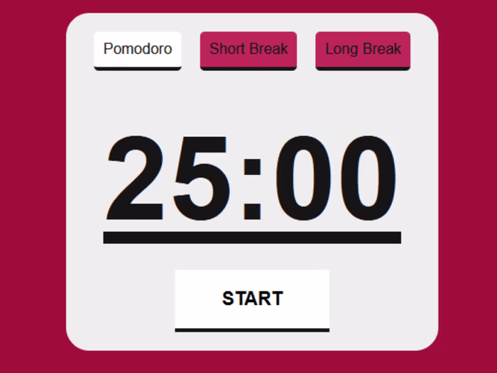 Pomodoro timer