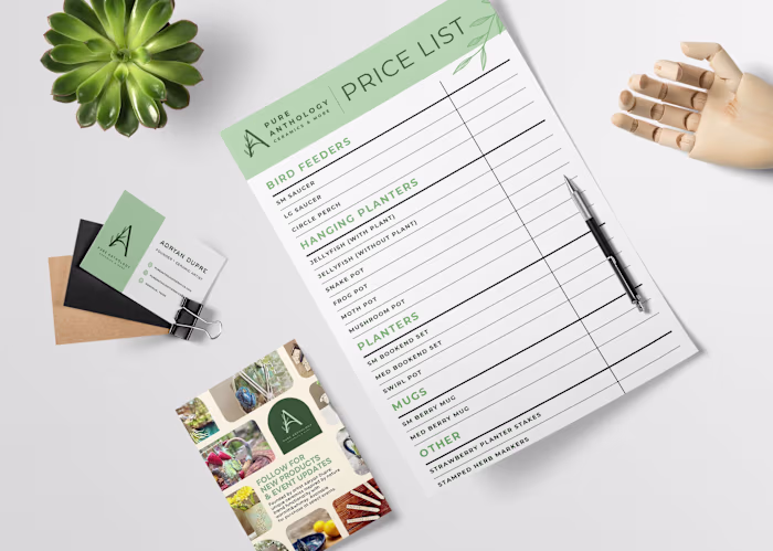 Pure Anthology Brand Design & Social Media Management