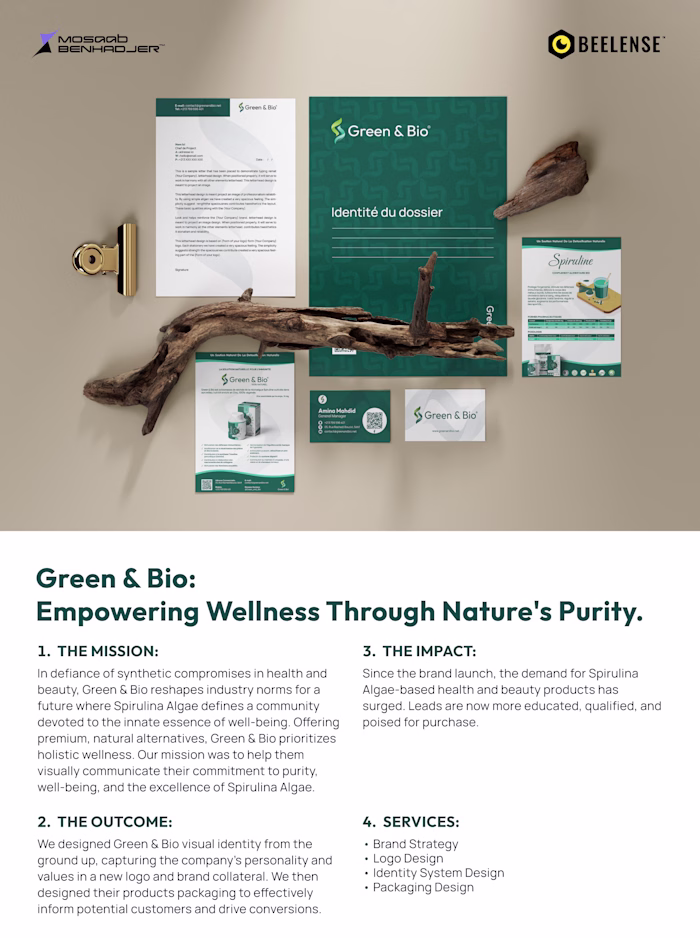 Green & Bio - Brand Identity & Packaging Design 