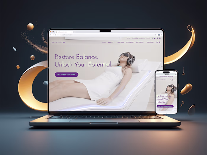 Website Redesign for Wellness Service