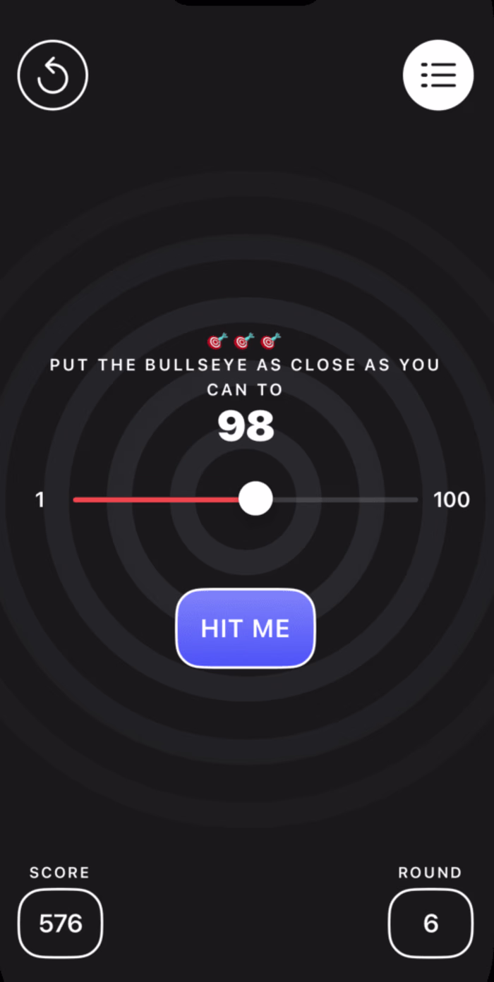 Bullseye game