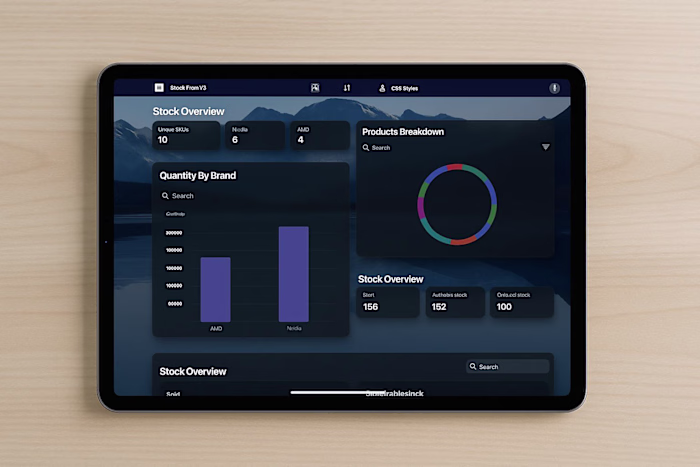 We’re experimenting with Apple-style “glass”