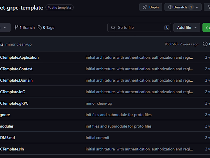 gRPC Template