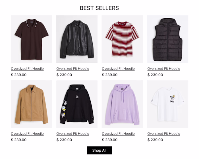 Fuzz Clothing Web Design