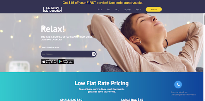 On-Demand Laundry Marketplace: End-to-End Service Architecture