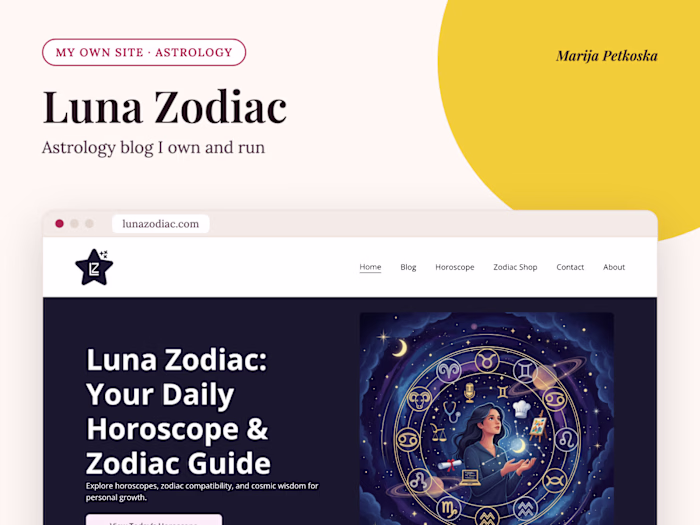 Luna Zodiac: An Astrology Blog I Own and Run