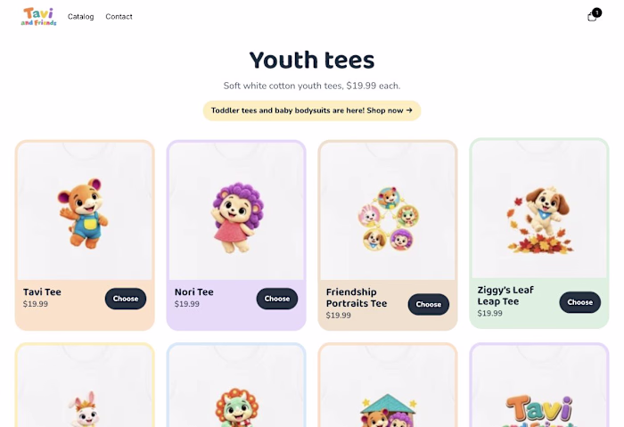 Tavi and Friends — A Character Brand Across Web & Social